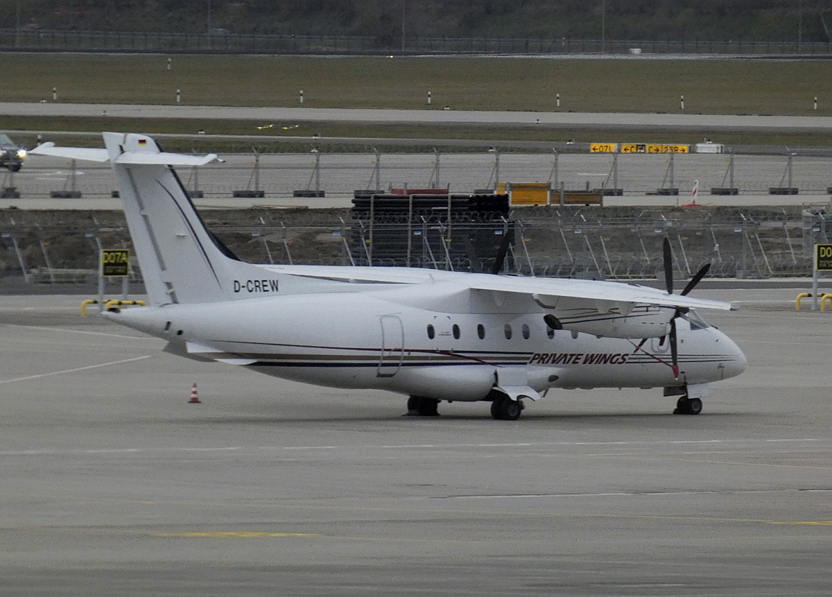 Private Wings, Do-328-110, D-CREW, BER, 31.01.2020, Spotterday 