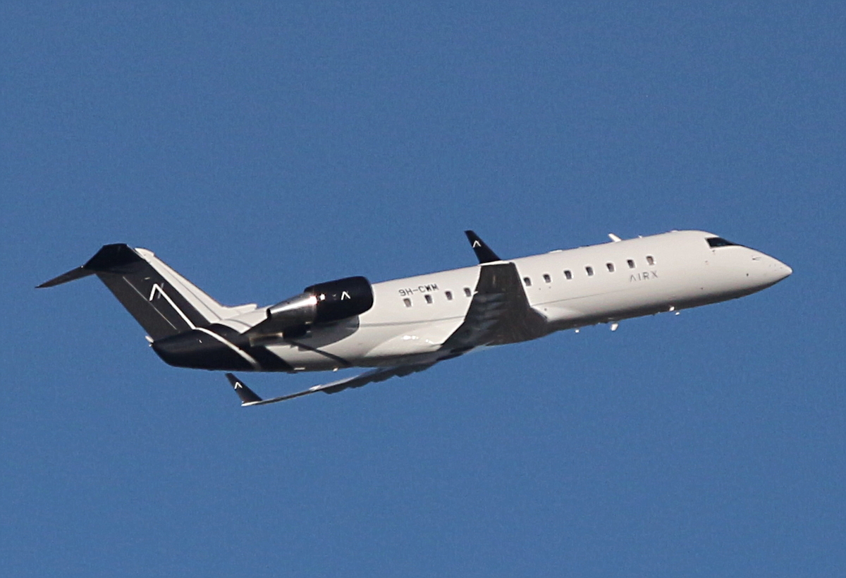 PrivatJet Challenger 850, 9H-CWM, BER, 19.10.2025