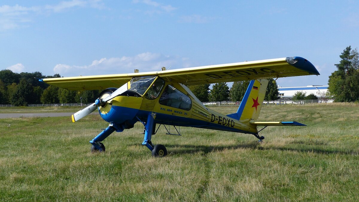 PZL 104 Wilga 35, D-EOXQ, Flugplatz Gera (EDAJ), 24.9.2022