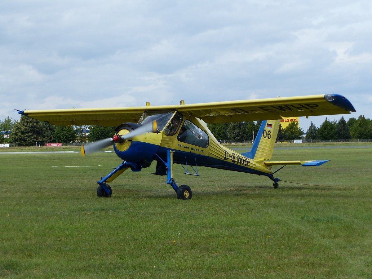 PZL 104 Wilga 35, D-EWHP, Flugplatz Gera-Leumnitz (EDAJ), 20.8.2016