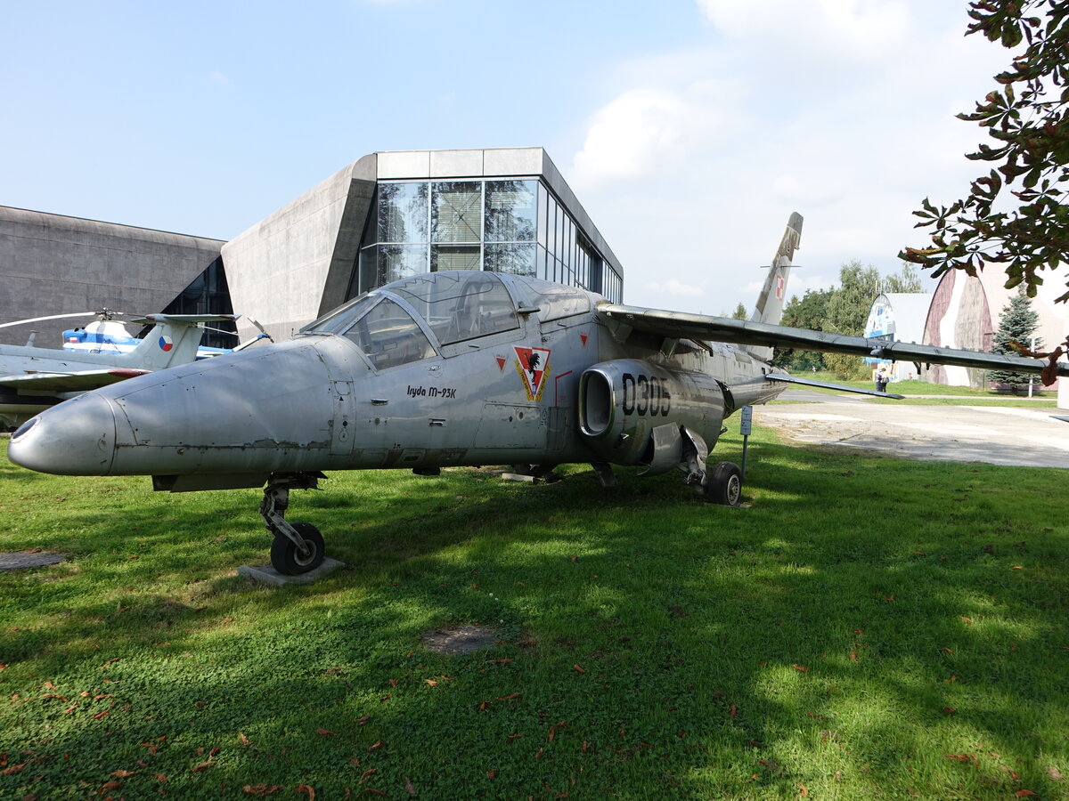 PZL I-22 Iryda M93K, PZL K-15 Triebwerk, Kennung 0305, Luftfahrtmuseum Krakau (14.09.2021)
