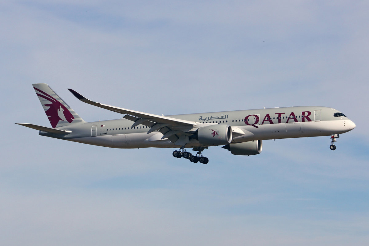 Qatar Airways, A7-AMF, Airbus A350-941, msn: 172, 22.Februar 2020, ZRH Zürich, Switzerland.