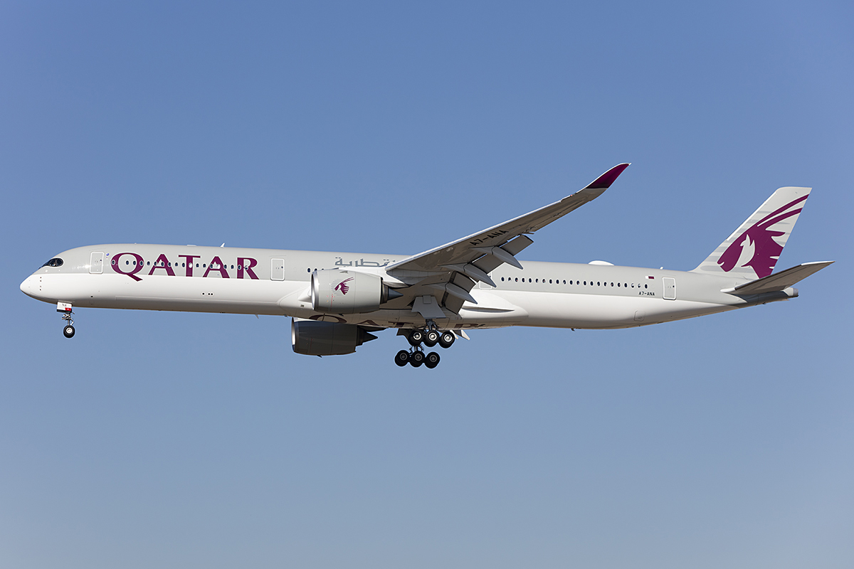 Qatar Airways, A7-ANA, Airbus, A350-1041, 14.10.2018, FRA, Frankfurt, Germany 



