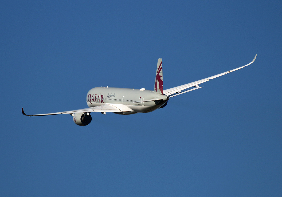 Qatar Airways, Airbus A 350-941, A7-ALU, BER, 10.09.2023