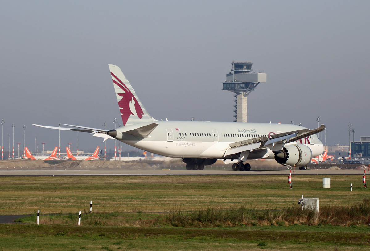 Qatar Airways, Boeing B 787-8 Dreamliner, A7-BCO, BER, 08.11.2020