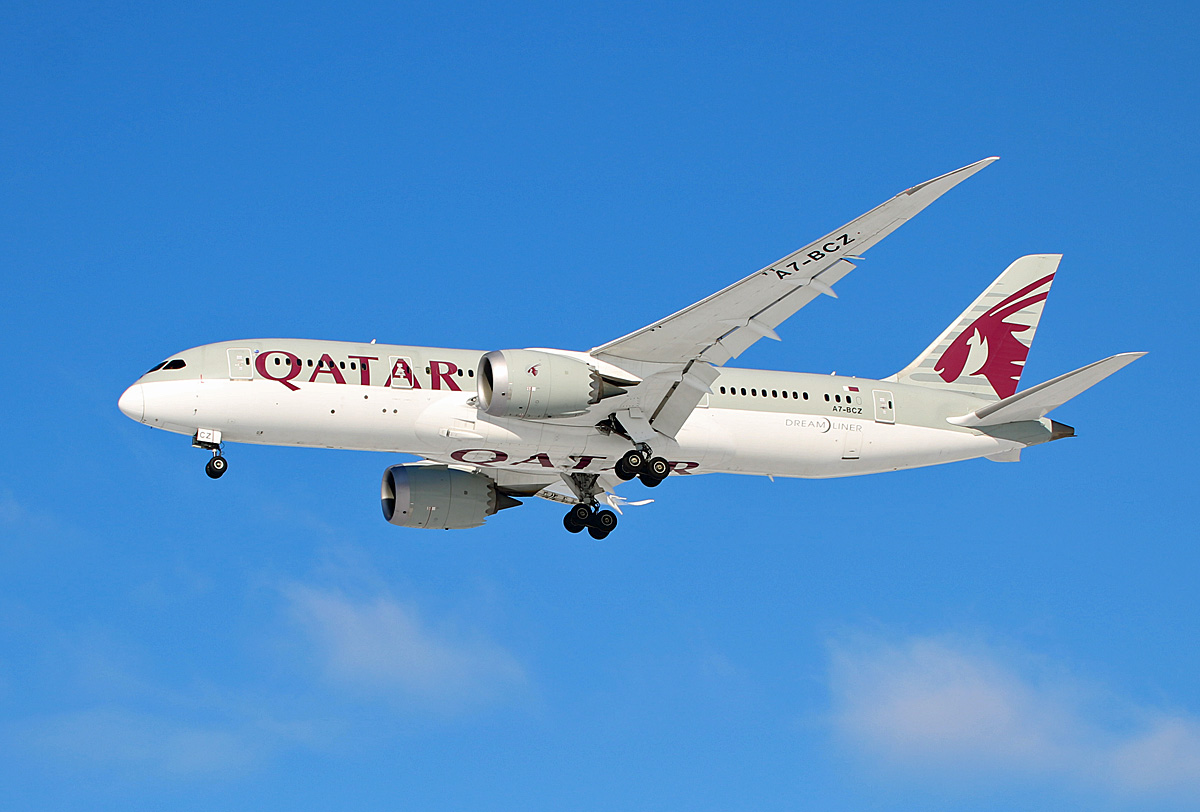 Qatar Airways, Boeing B 787-8 Dreamliner, A7-BCZ, BER, 13.02.2021