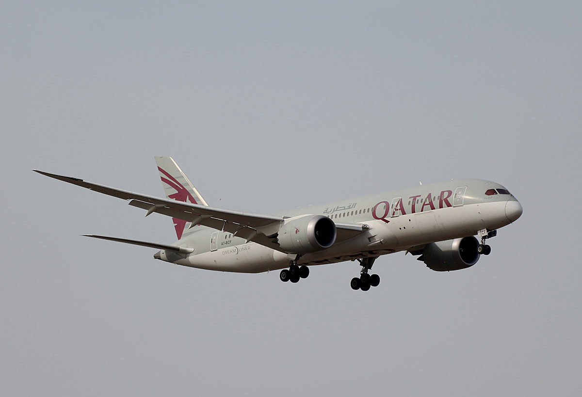 Qatar Airways, Boeing B 787-8 Dreamliner, A7-BCF, BER, 10.03.2021