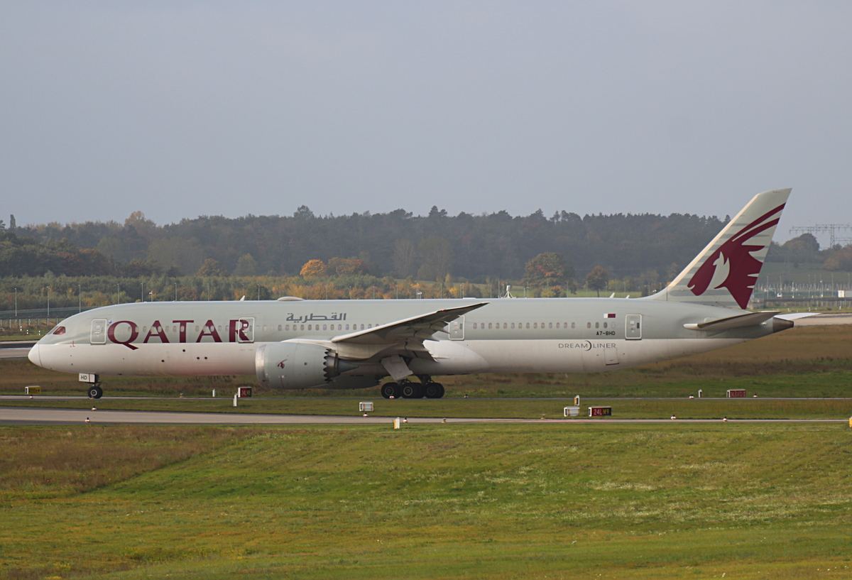 Qatar Airways, Boeing B 787-9 Dreamliner, A7-BHD, BER, 10.10.2025