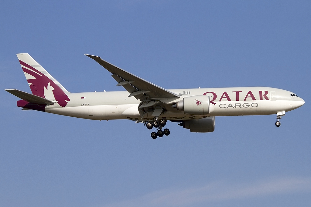 Qatar Airways - Cargo, A7-BFB, Boeing, B777-FDZ, 28.09.2013, FRA, Frankfurt, Germany 





