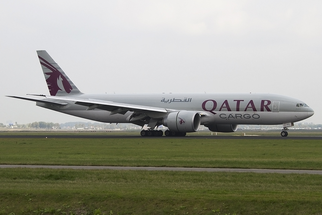 Qatar Airways - Cargo, A7-BFC, Boeing, B777-FDZ, 07.10.2013, AMS, Amsterdam, Netherlands




