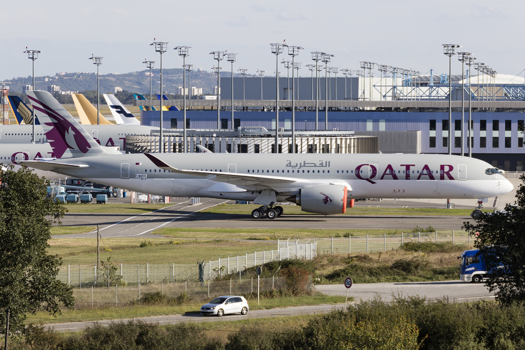 Qatar Airways, F-WZFF > A7-ALF, Airbus, A350-941, 29.09.2015, TLS, Toulouse, France 




