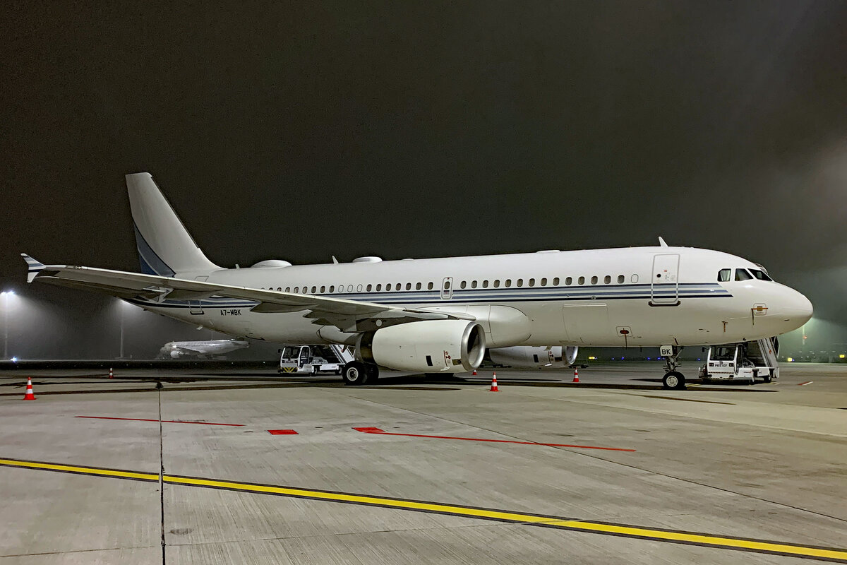 Qatar Amiri Flight, A7-MBK, Airbus A320-232CJ, msn: 4170, 07.November 2025, ZRH Zürich, Switzerland.