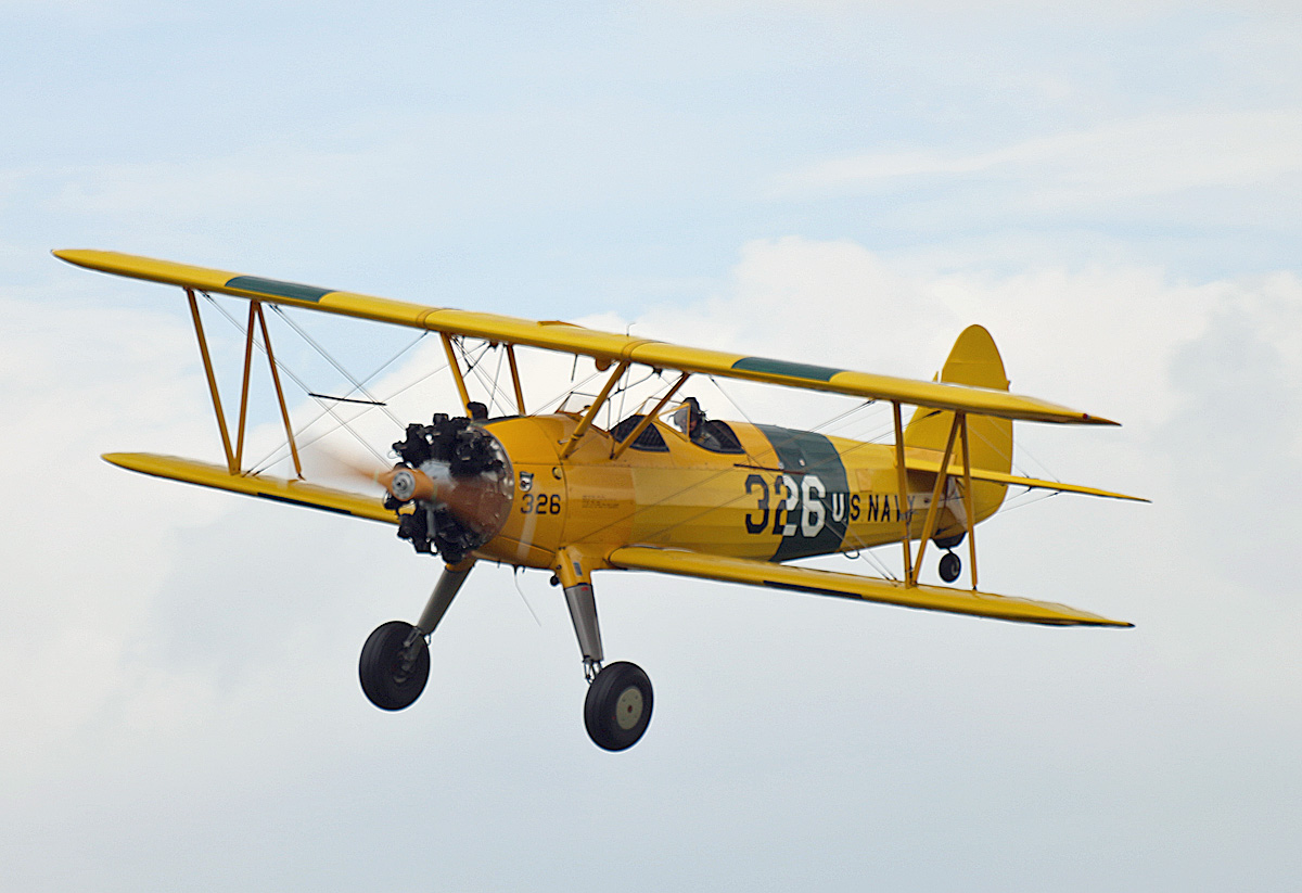 Quax Boeing Stearman N2S-3, N3972U, Flugplatz Bienenfarm, 01.07.2023