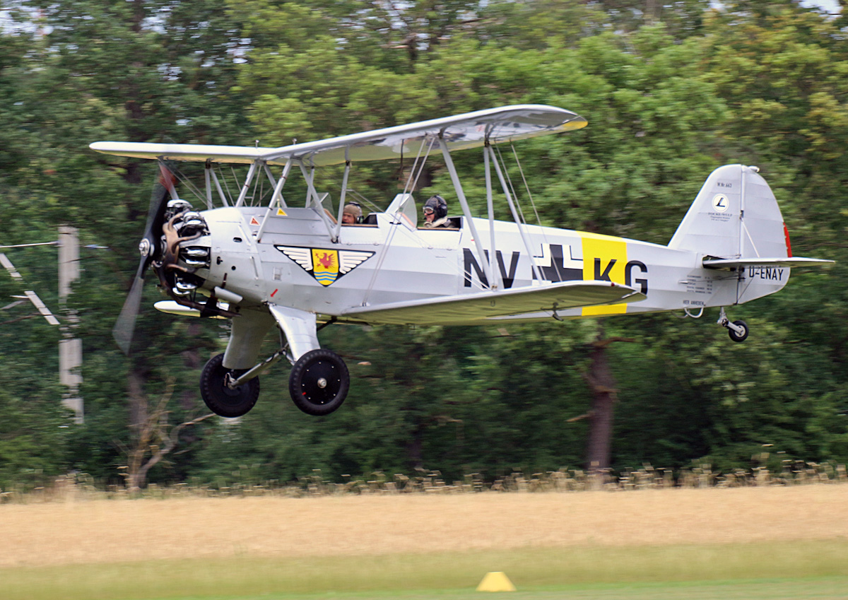 Quax Focke Wulf FW-44 Stieglitz, D-ENAY, Flugplatz Bienenfarm, 01.07.2023