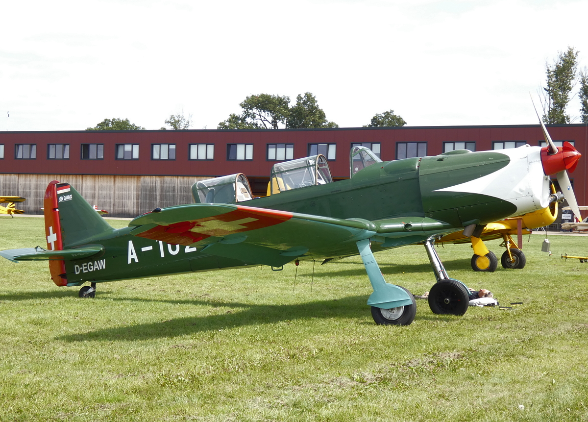 Quax, Pilatus P-2-05, D-EGAW, Flugplatz Bienenfarm, 08.08.2025