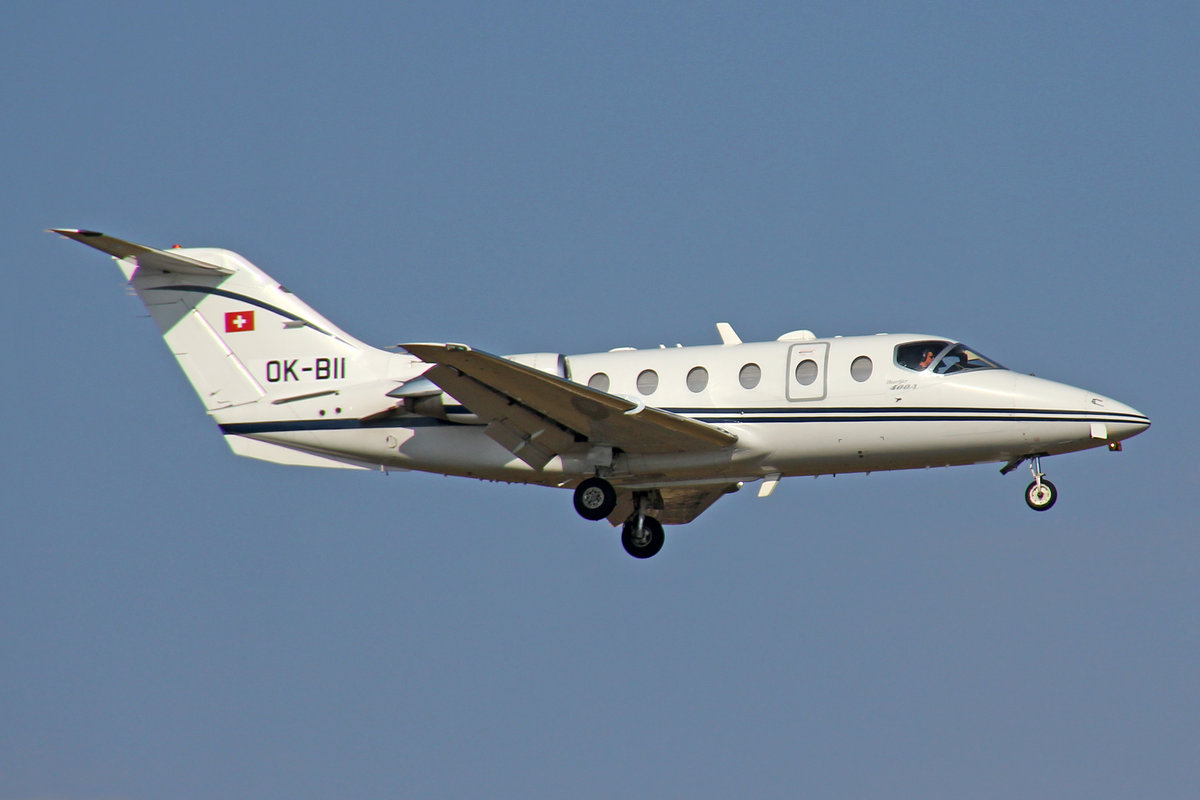 Queen Air, OK-BII, Bechcraft 400A, 15.März 2017, ZRH Zürich, Switzerland.