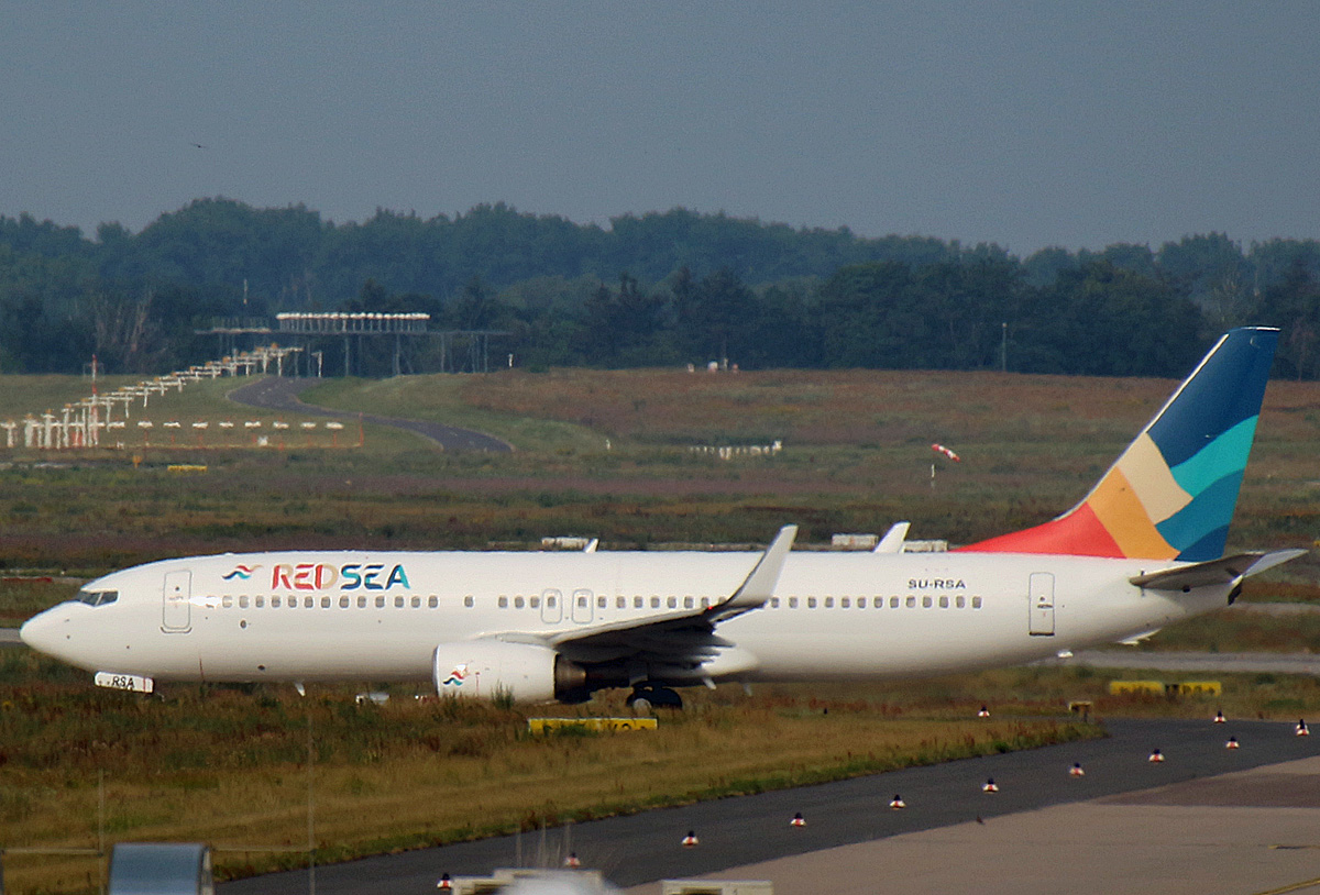 Red Sea Arlines, Boeing B 737-82R, SU-RSA, BER, 23.07.2023
