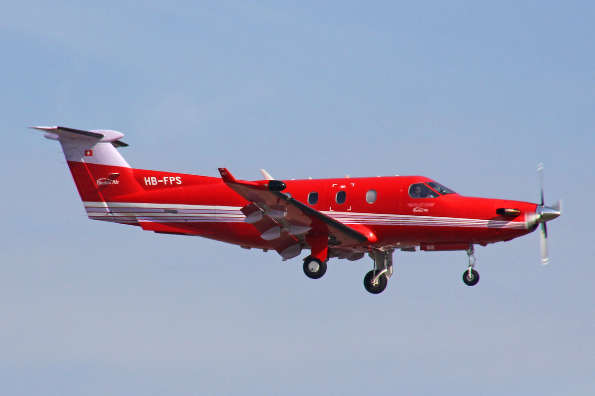 Redexair, HB-FPS, Pilatus PC-12/45, 15.März 2017, ZRH Zürich, Switzerland.