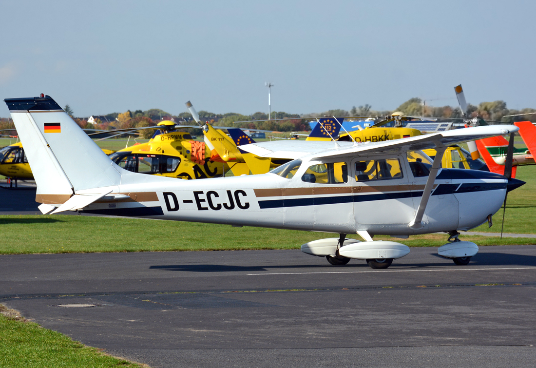 Reims F 172 H Skyhawk, D-ECJC in EDKB - 23.10.2015
