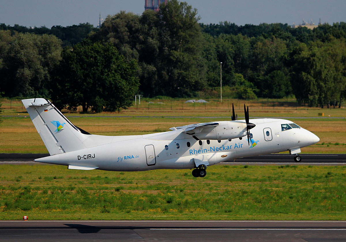 Rhein-Neckar Air Do-328-110 D-CIRJ beim Start in Berlin-Tegel am 11.07.2014
