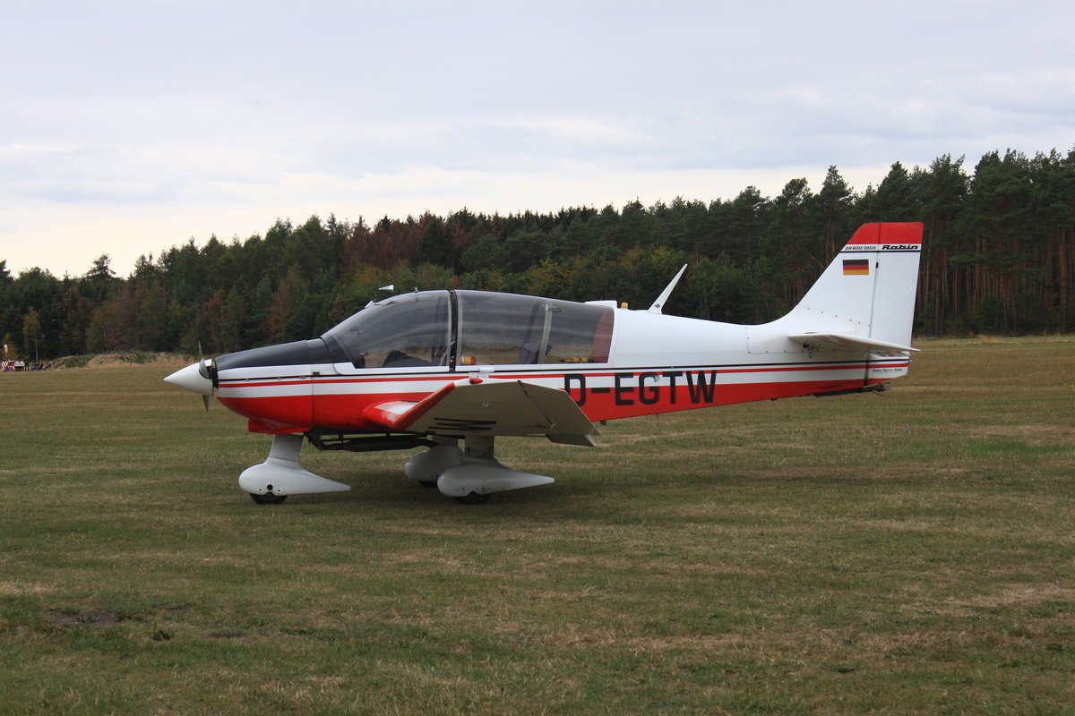 Robin DR-400-180R, D-EGTW. Flugplatzfest Wershofen, 01.09.2018.