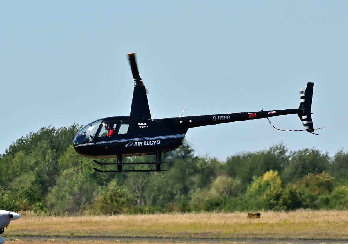Robinson R-44 Clipper II, D-HSPR Fa. AirLloyd in EDKB - 05.08.2020
