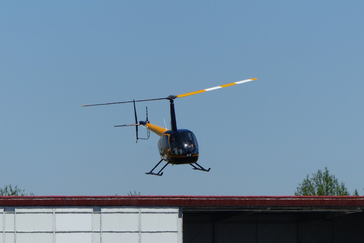 Robinson R-44, D-HSKG gestartet in Gera (EDAJ) Richtung Landshut am 1.6.2020