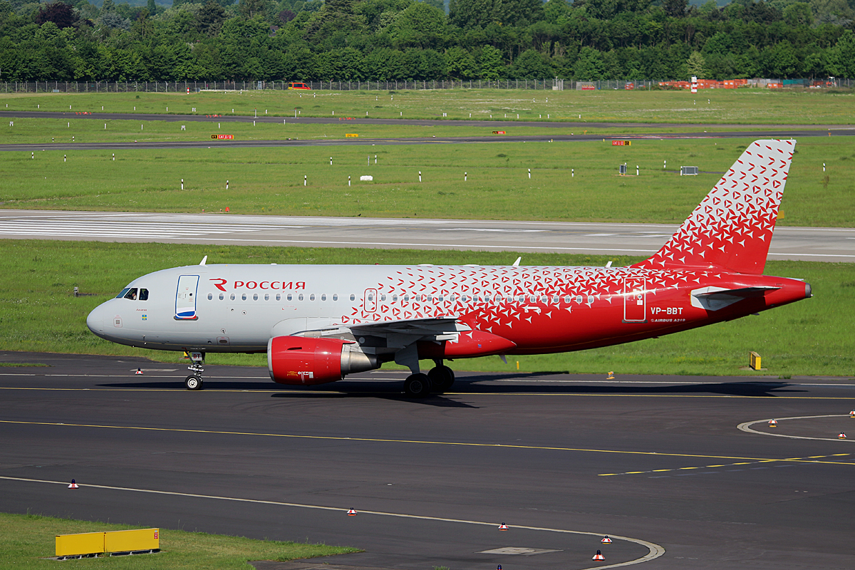 Rossiya, Airbus A 319-112, VP-BBT, DUS, 17.05.2017