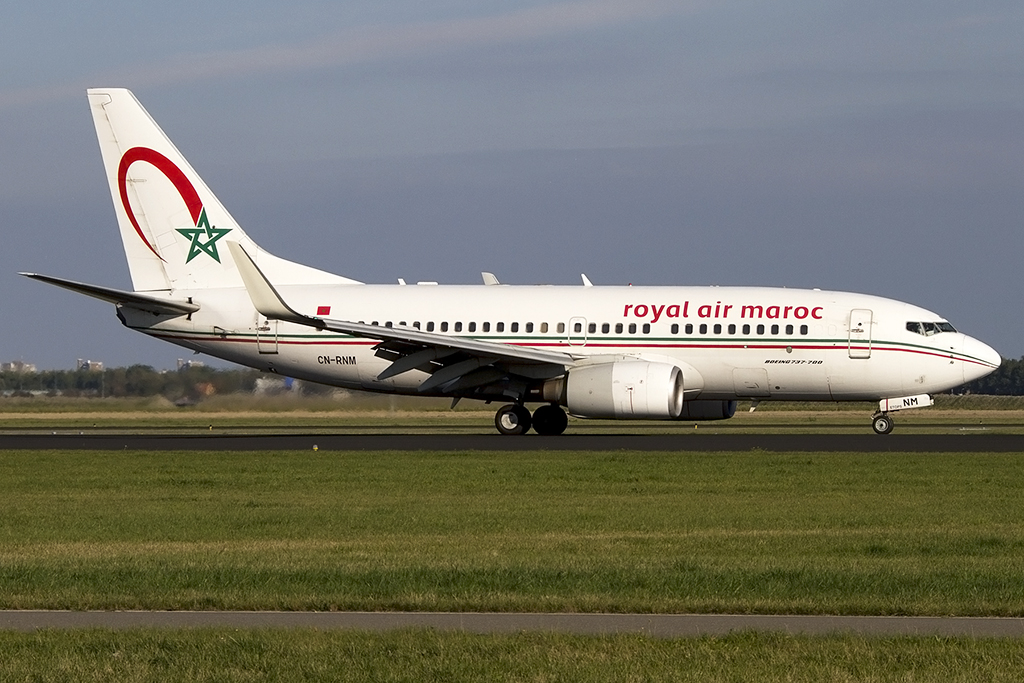 Royal Air Maroc, CN-RNM, Boeing, B737-7B6, 06.10.2013, AMS, Amsterdam, Netherlands 





