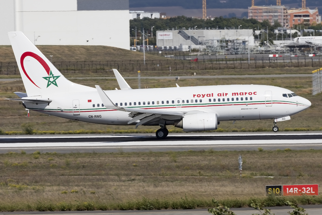 Royal Air Maroc, CN-RNQ, Boeing, B737-7B6, 29.09.2015, TLS, Toulouse, France 




