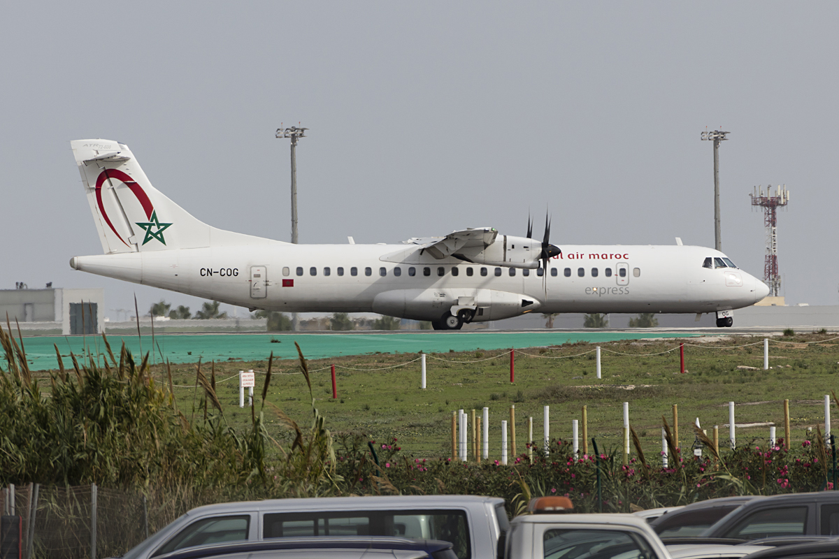 Royal Air Maroc - Express, CN-COG, ATR, ATR-72-212A, 26.10.2016, AGP, Malaga, Spain



