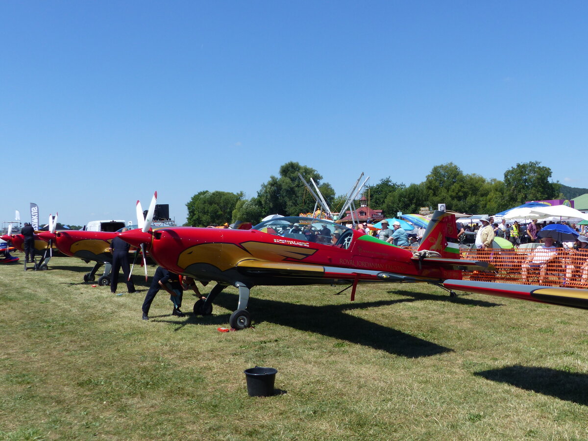 Royal Jordan Falcons, Extra 330 LX, RJF05, Flugplatz Gelnhausen (EDFG), 11.7.2026