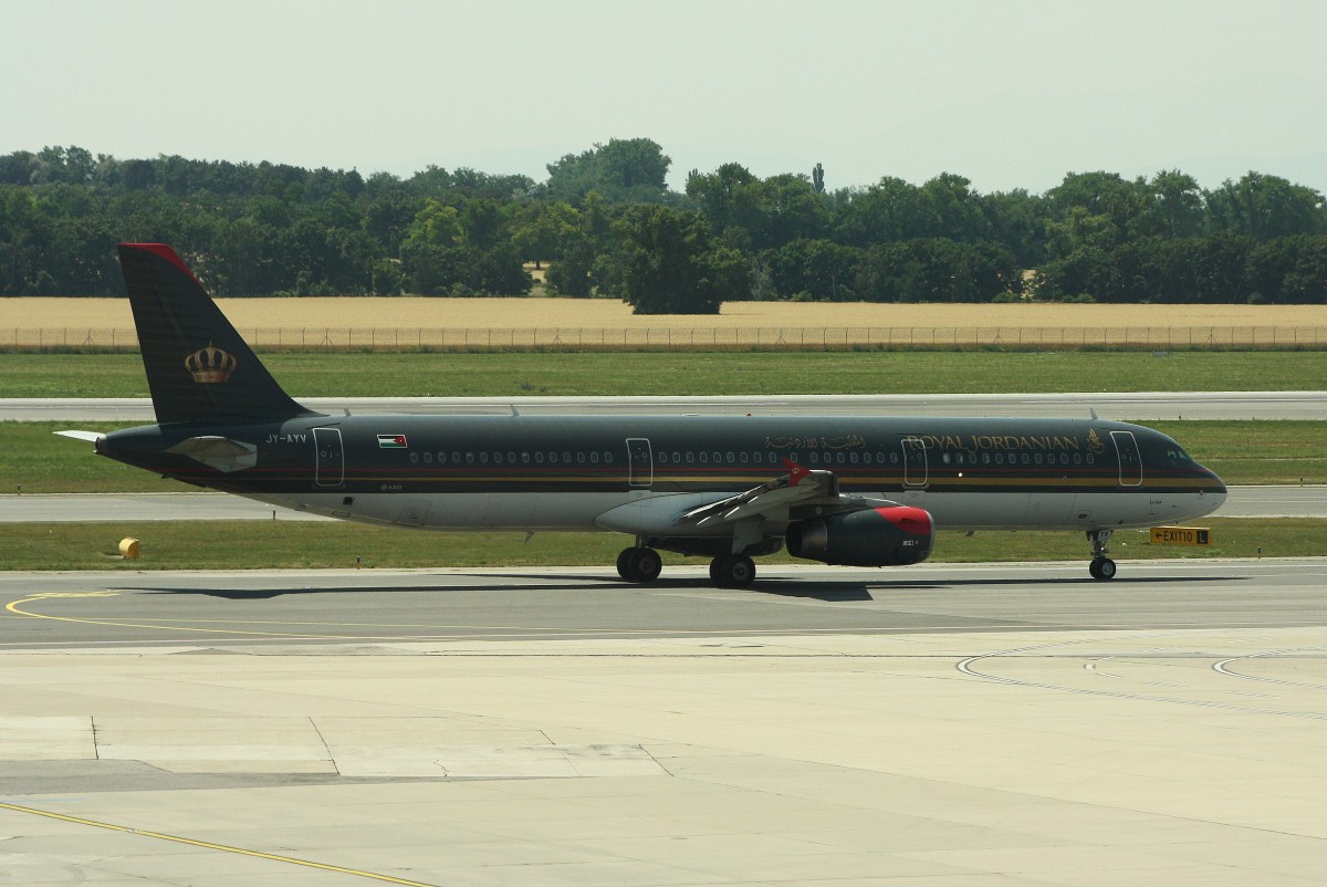 Royal Jordanian, JY-AYV, (c/n 5177), Airbus A 321-231, 05.07.2015, VIE-LOWW, Wien-Schwechat, Österreich 