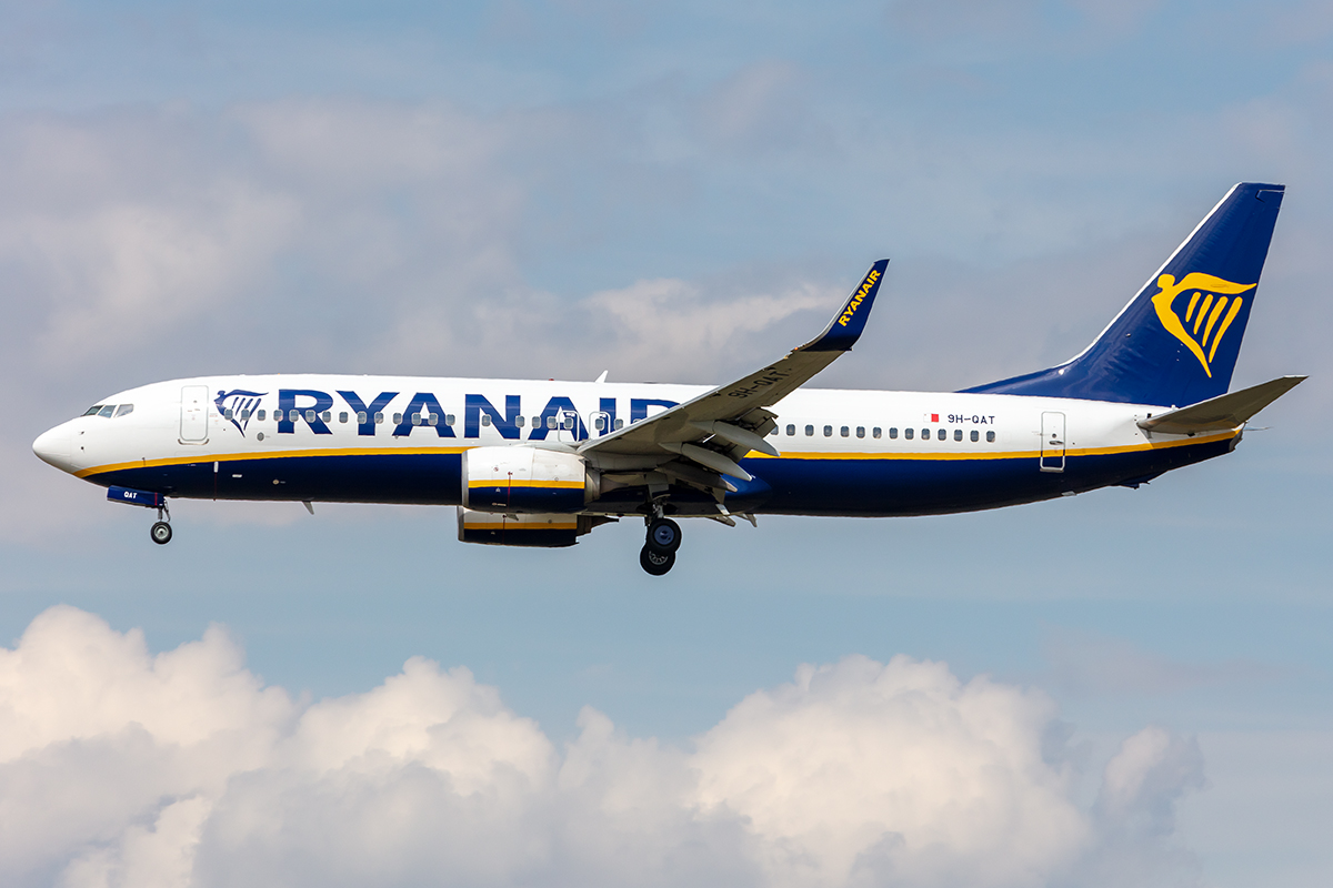 Ryanair ( Malta Air ), 9H-QAT, Boeing, B737-8AS, 16.08.2021, BER, Berlin, Germany