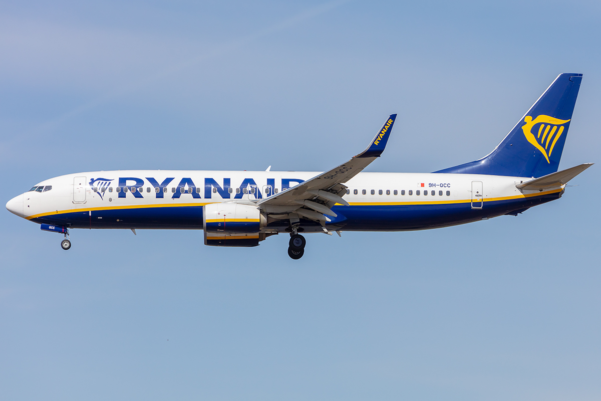Ryanair, 9H-QCC, Boeing, B737-8AS, 29.03.2021, FRA, Frankfurt, Germany
