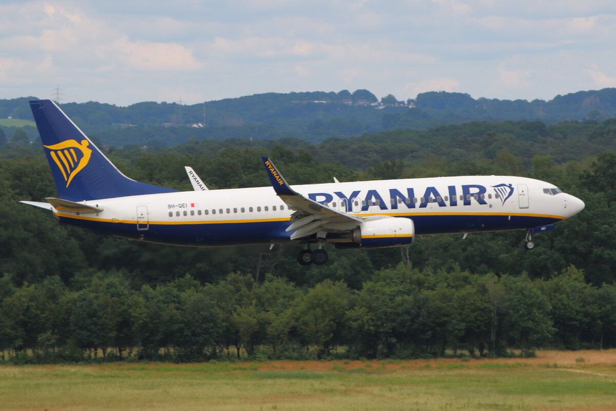 Ryanair, 9H-QEI, Boeing B737-8AS(WL), Köln-Bonn (EDDK), 20.06.2021.