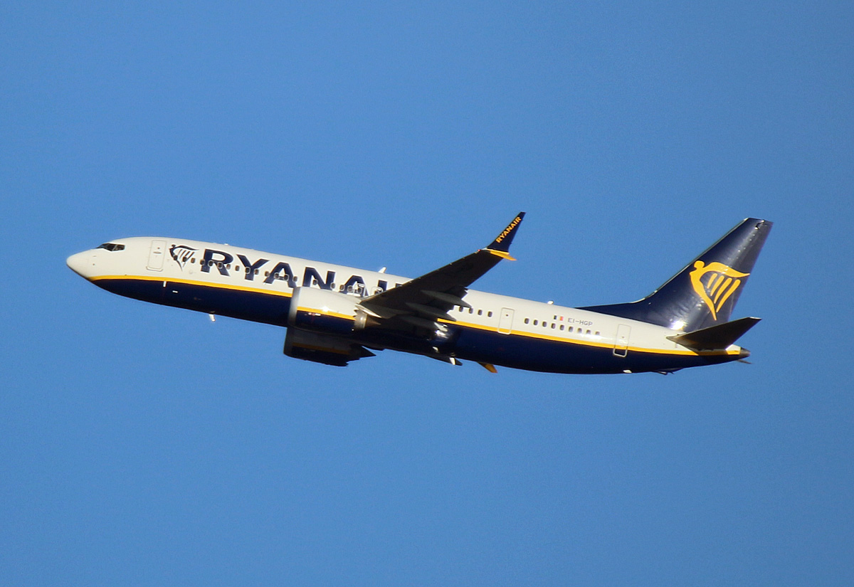 Ryanair, Boeing B 737 MAX 8, EI-HGP, BER, 28.01.2024