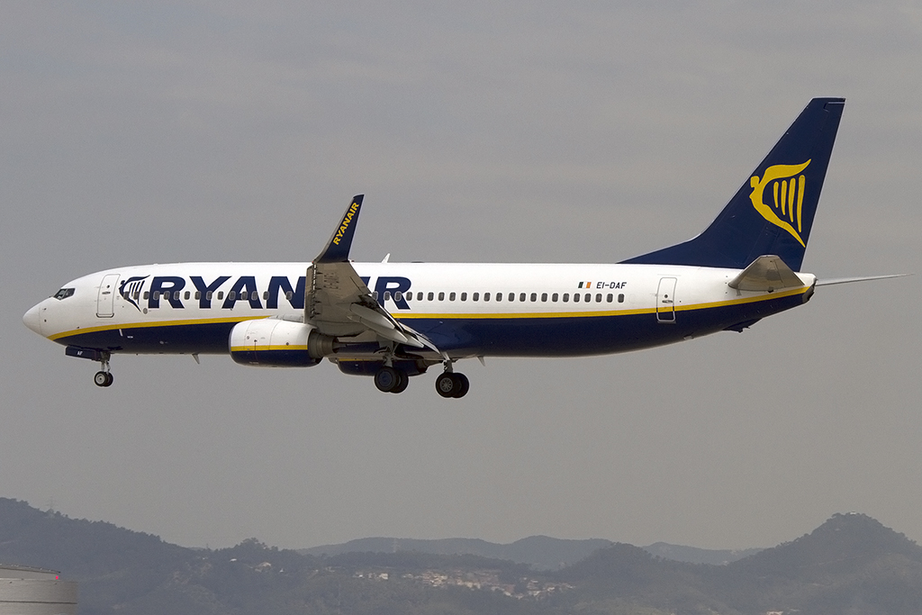 Ryanair, EI-DAF, Boeing, B737-8AS, 02.06.2014, BCN, Barcelona, Spain 



