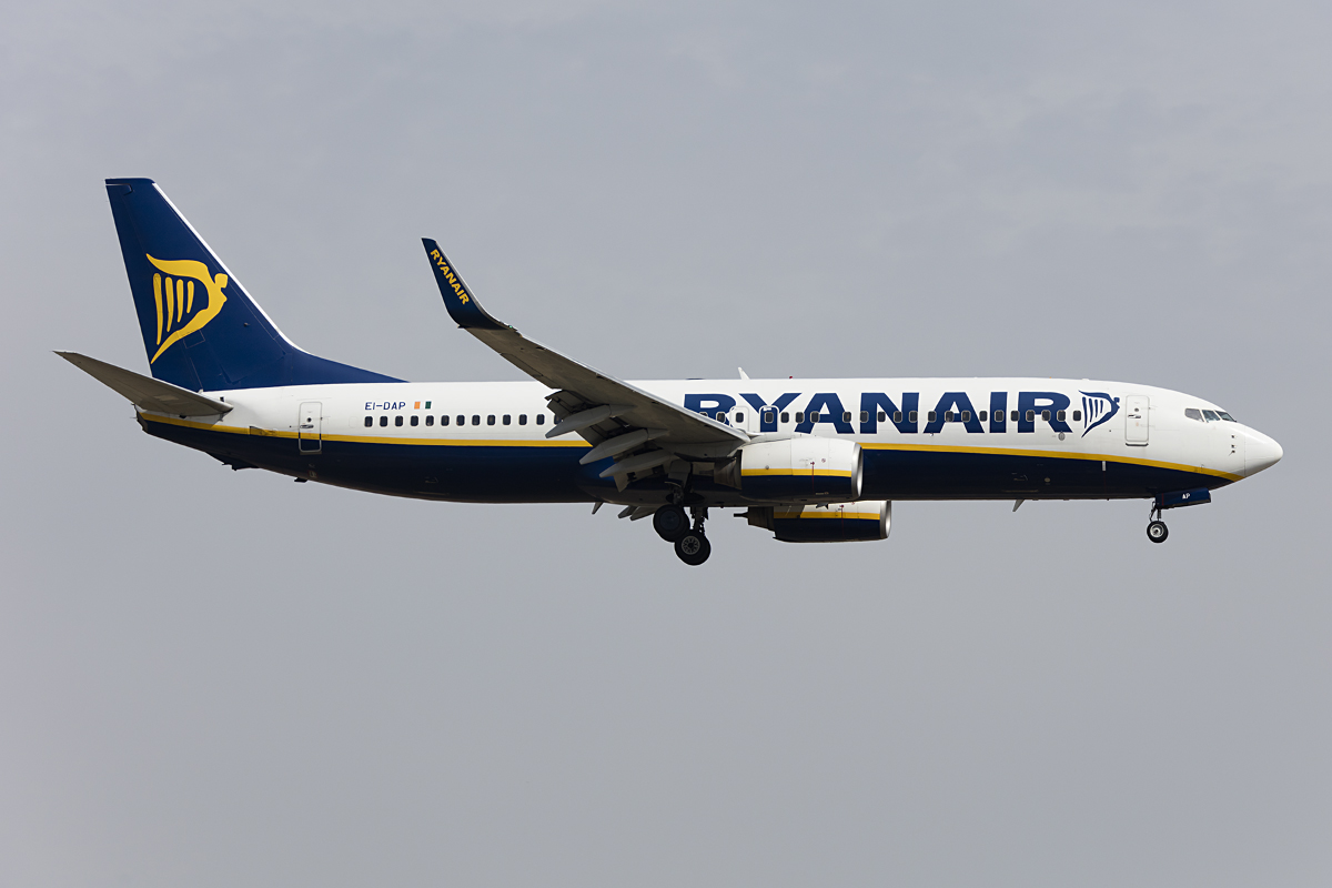 Ryanair, EI-DAP, Boeing, B737-8AS, 18.10.2016, AGP, Malaga, Spain 



