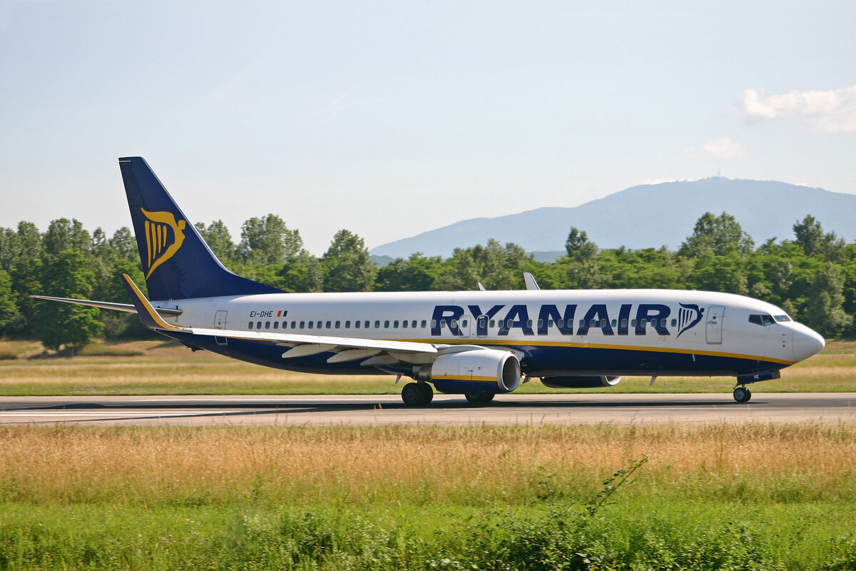 Ryanair, EI-DHE, Boeing B737-8AS, msn: 33574/1658, 21.Juni 2008, BSL Basel - Mühlhausen, Switzerland.