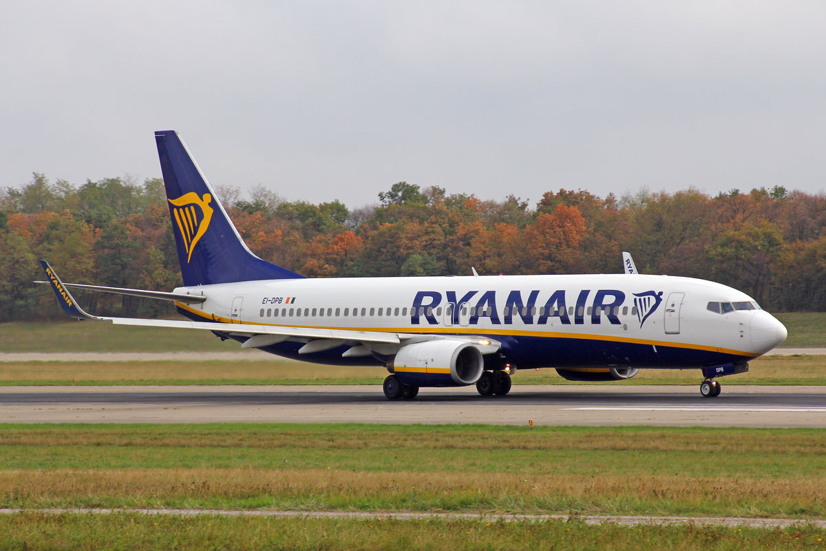 Ryanair, EI-DPB, Boeing B737-8AS, msn: 	33603/2112, 03.September 2018, BSL Basel-Mülhausen, Switzerland.