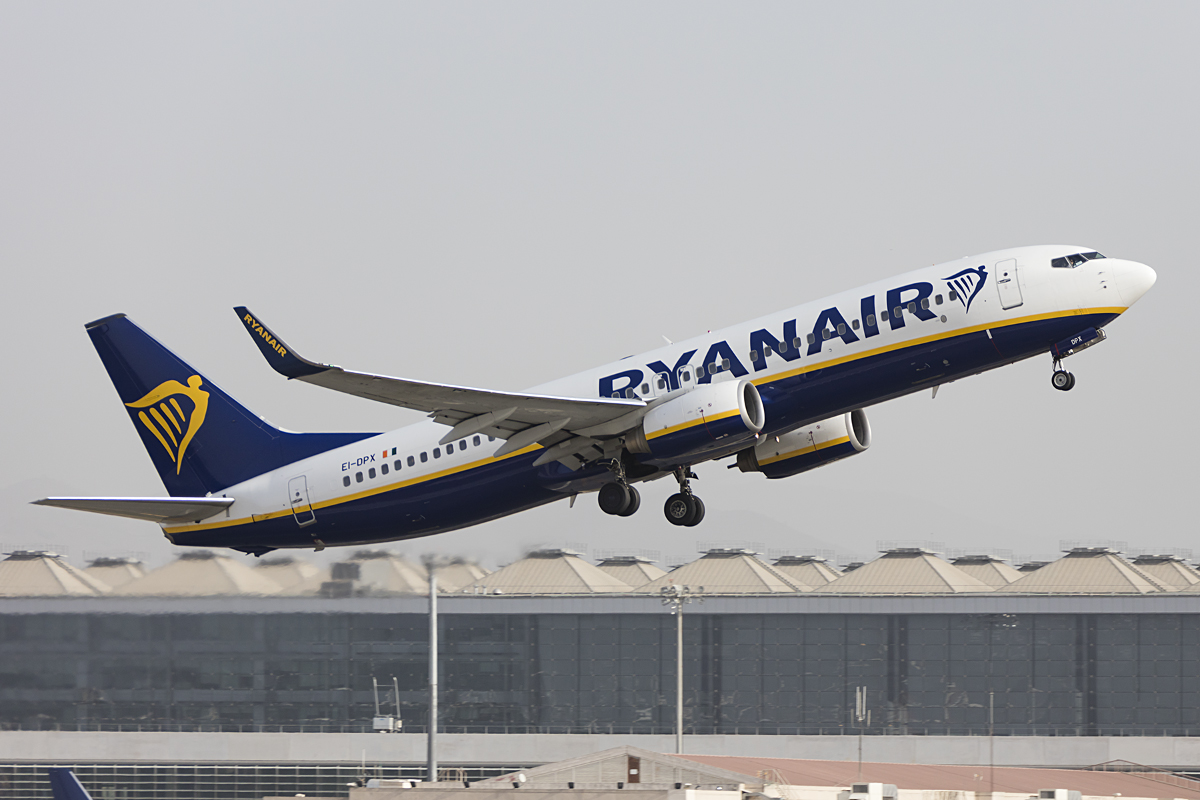 Ryanair, EI-DPX, Boeing, B737-8AS, 27.10.2016, AGP, Malaga, Spain 




