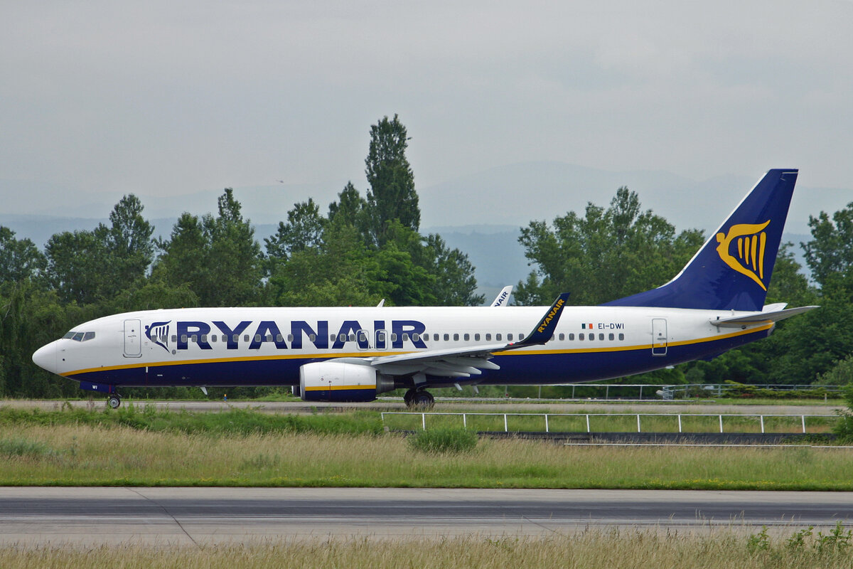 Ryanair, EI-DWI, Boeing B737-8AS, msn: 33643/2410, 14.Juni 2008, BSL Basel - Mühlhausen, Switzerland.