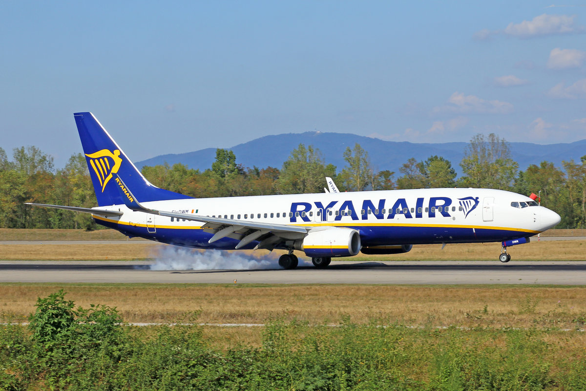 Ryanair, EI-DWM, Boeing 737-8AS, msn: 36080/2430, 16.August 2018, BSL Basel-Mülhausen, Switzerland.