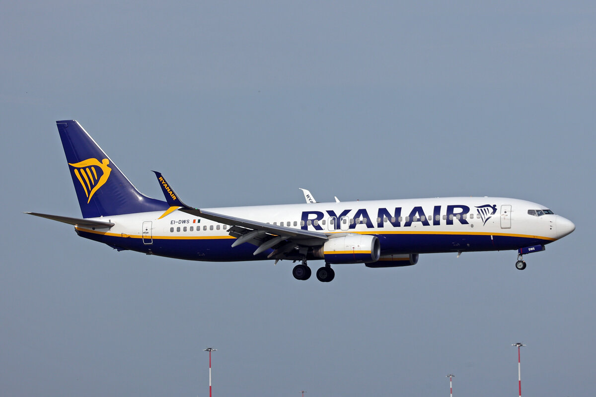 Ryanair, EI-DWS, Boeing B737-8AS, msn: 33625/2472, 29.Juni 2026, MXP Milano Malpensa, Italy.
