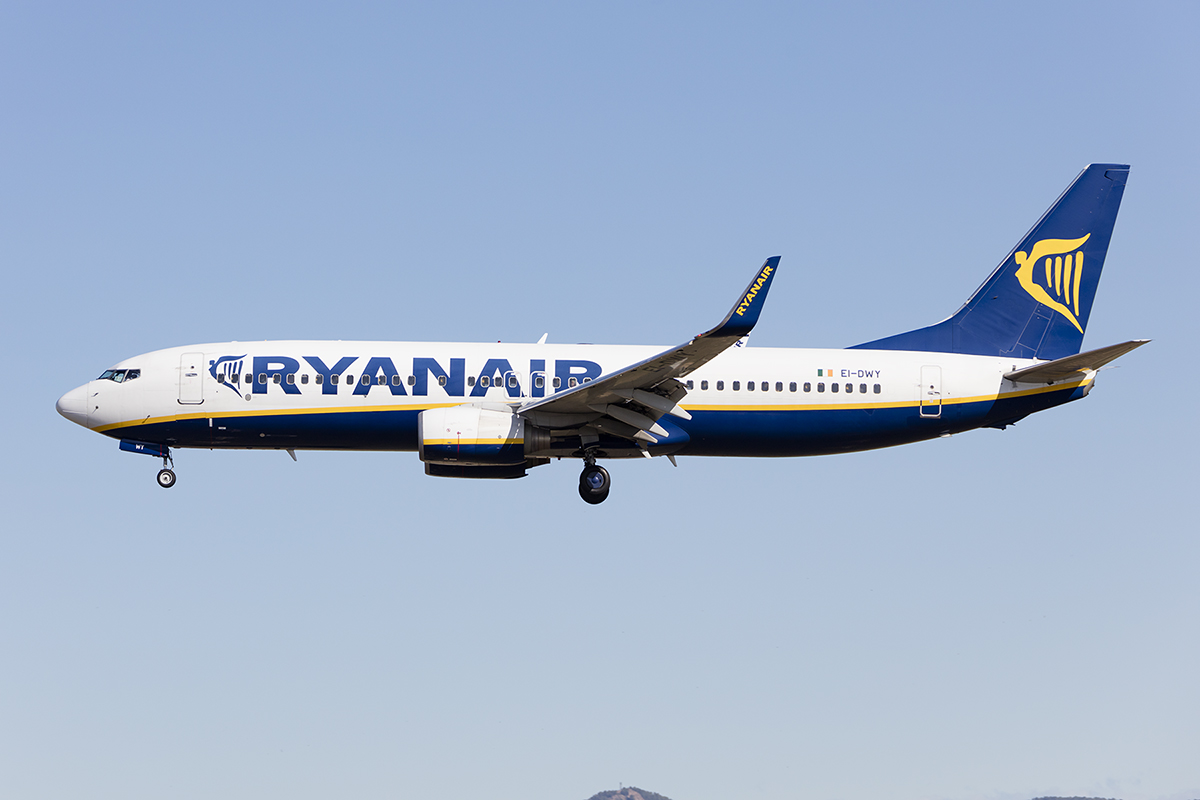 Ryanair, EI-DWY, Boeing, B737-8AS, 10.09.2017, BCN, Barcelona, Spain 



