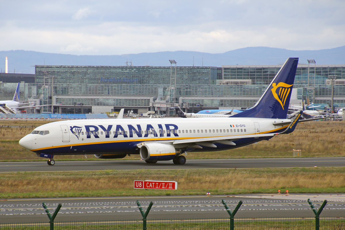 Ryanair, EI-DYO, Boeing B737-8AS, msn: 33636/2728, 28,September 2019, FRA Frankfurt, Germany.