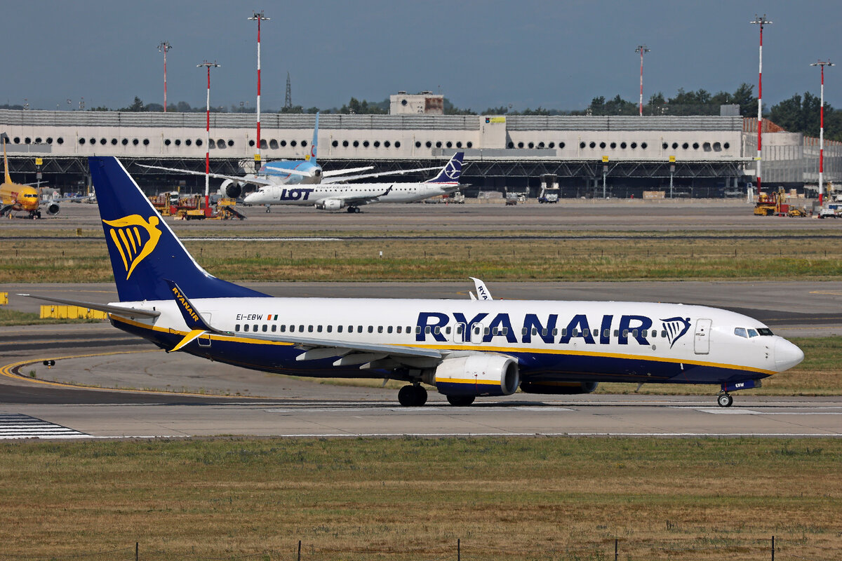 Ryanair, EI-EBW, Boeing B737-8AS, msn: 35010/2873, 10.Juli 2026, MXP Milano Malpensa, Italy.