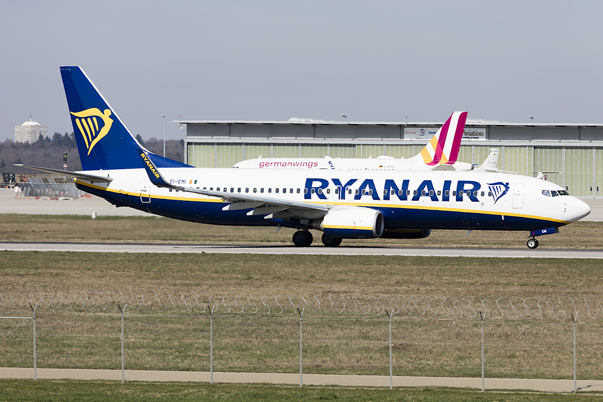 Ryanair, EI-EMI, Boeing, B737-8AS, 28.03.2019, STR, Stuttgart, Germany


