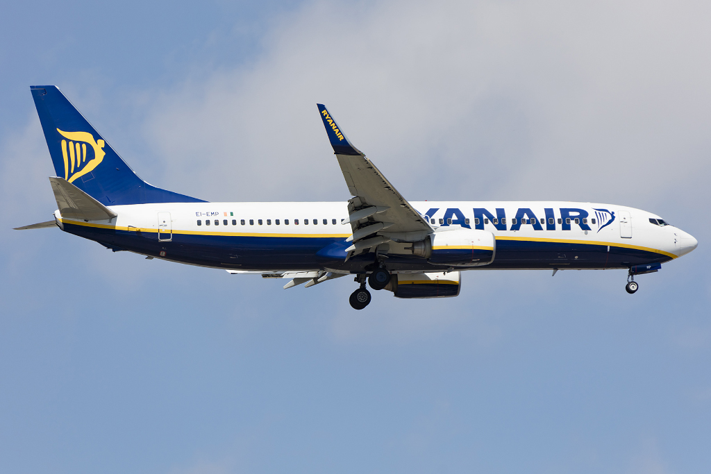 Ryanair, EI-EMP, Boeing, B737-8AS, 20.09.2015, BCN, Barcelona, Spain 




